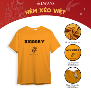 Harry Potter T-Shirt - Áo thun phong cách Harry Potter (nhà DIGGORY)