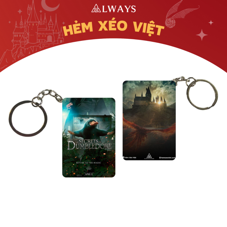 Harry Potter Keychain - Móc khóa Fantastic Beasts 3 (mẫu 2)