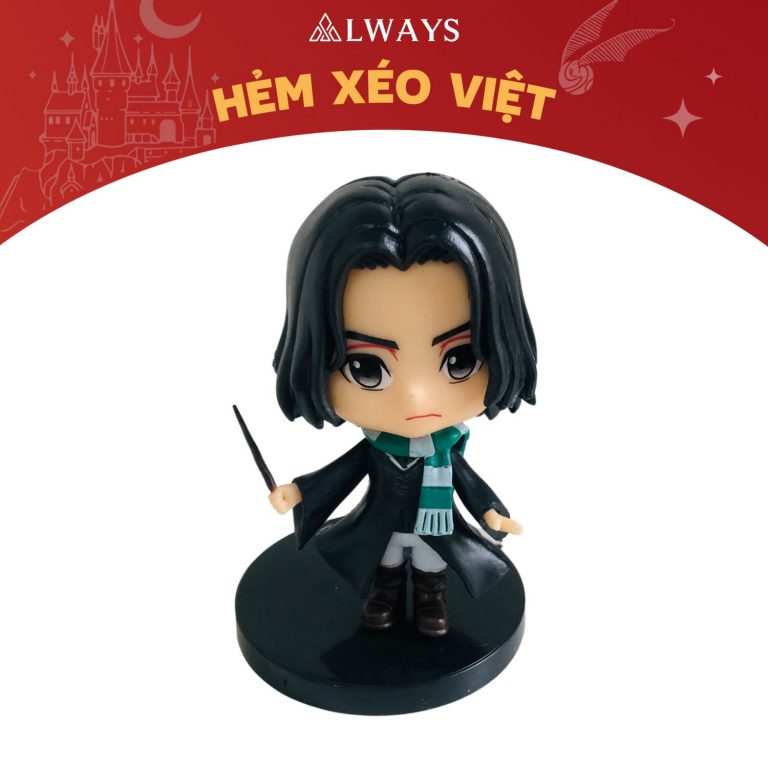 Harry Potter nendoroid - Tượng Harry Potter 7CM - Mẫu Giáo sư Snape khăn choàng
