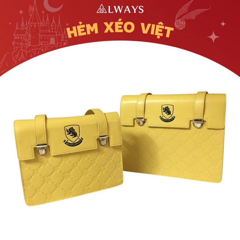 Harry Potter handbag - Túi xách cao cấp - Nhà HUFFLEPUFF (Size lớn)