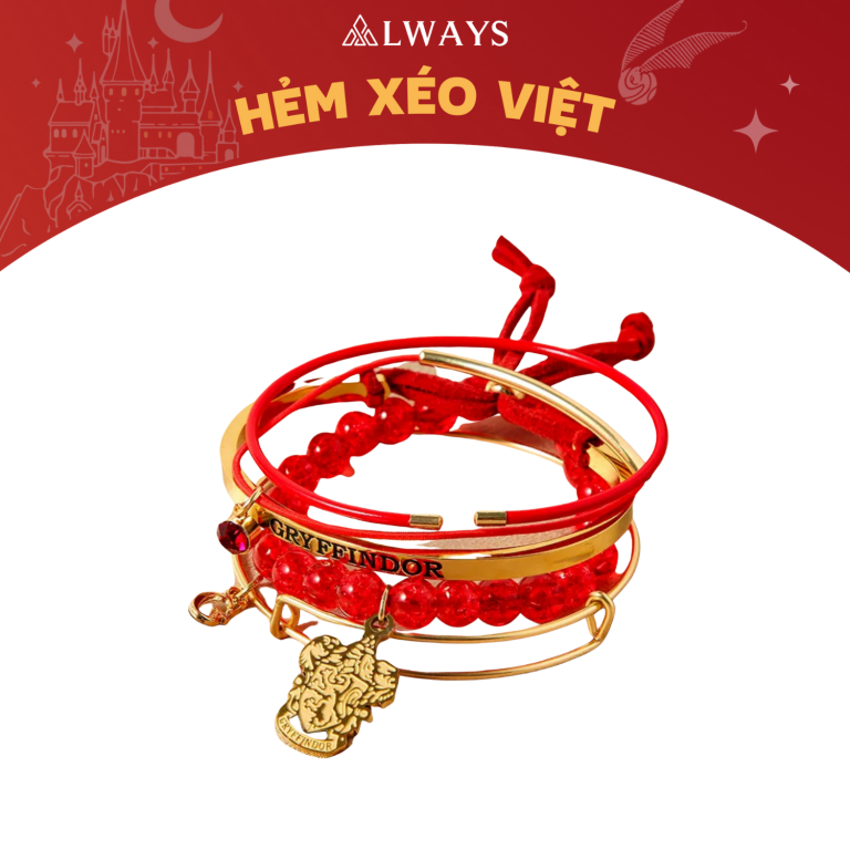 Set vòng tay 5 mẫu - Nhà Gryffindor