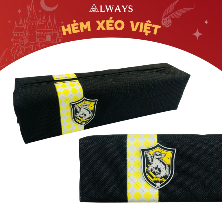 Hộp bút phong cách Harry Potter - Nhà HUFFLEPUFF