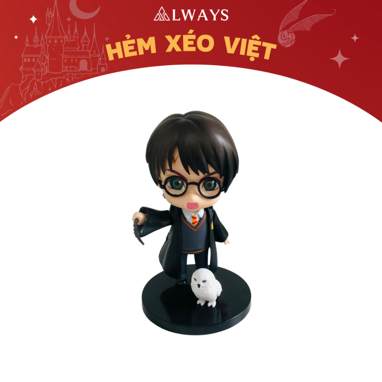 Tượng Harry Potter - Harry Potter nendoroid - Mẫu Harry Potter kèm Hedwig