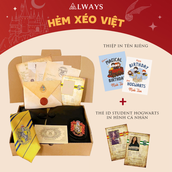 Harry Potter Birthday Box - Quà tặng sinh nhật Harry Potter - Nhà Hufflepuff