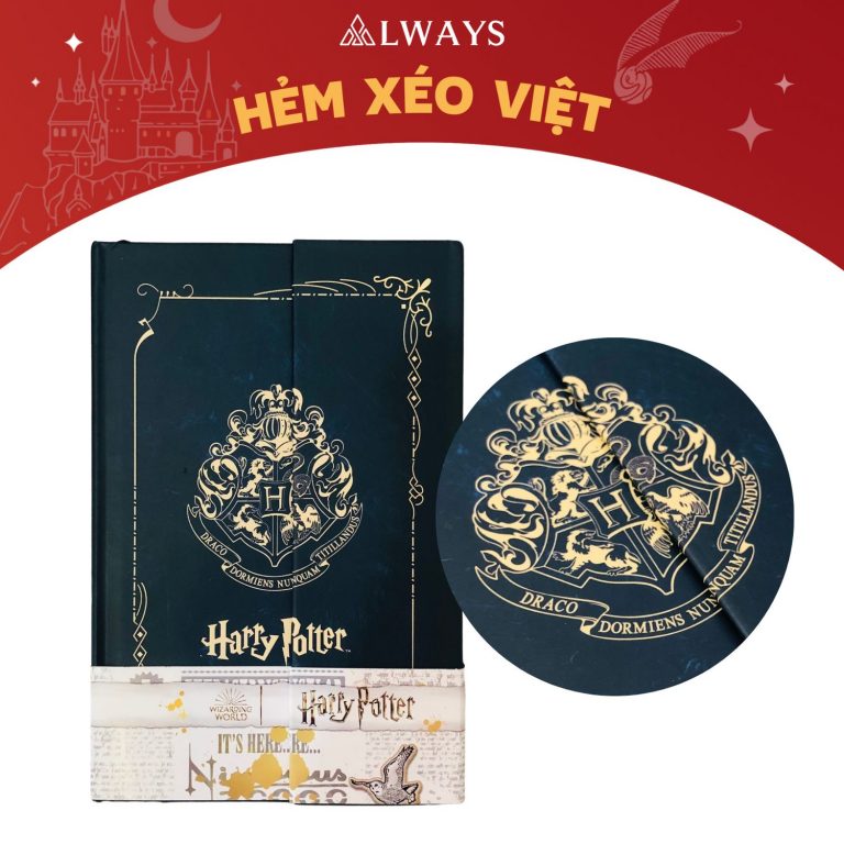 Harry Potter Official Notebook - Sổ tay bìa cứng chính hãng Harry Potter