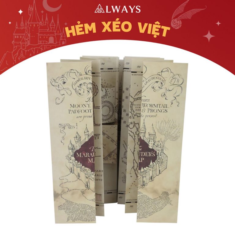 The Official Marauder's Map - Bản đồ đạo tặc chính hãng Harry Potter