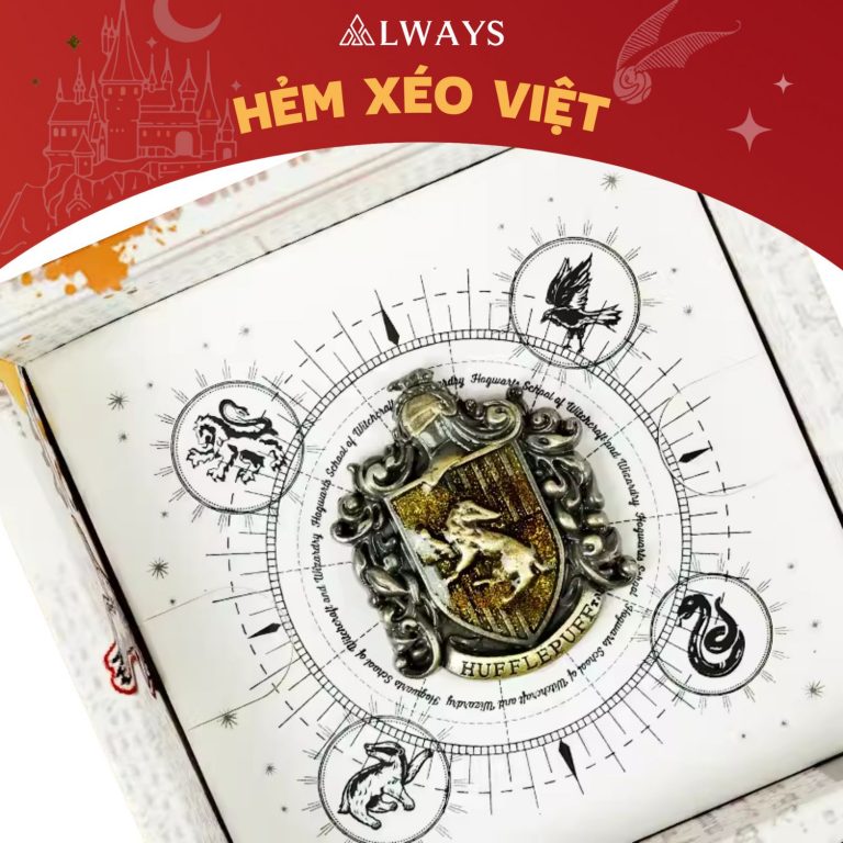[ORDER] Harry Potter Official Pin Badge - Ghim cài chính hãng Harry Potter (mẫu Hufflepuff)