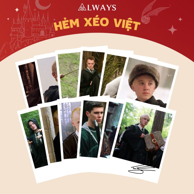 Harry Potter Polaroid/Card - Polaroid Harry Potter (mẫu Draco Malfoy)