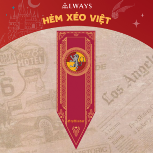 Harry Potter Wall Flag - Cờ treo tường Harry Potter (GRYFFINDOR)