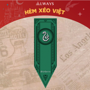 Harry Potter Wall Flag - Cờ treo tường Harry Potter (SLYTHERIN)