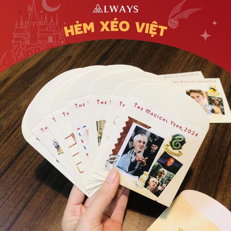 Harry Potter Lucky Envelope - Bao lì xì phong cách Harry Potter (set 10 bao lì xì)