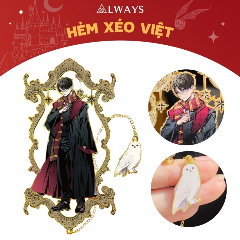 Harry Potter official bookmark - Bookmark chính hãng Harry Potter (Mẫu Harry Potter đứng)