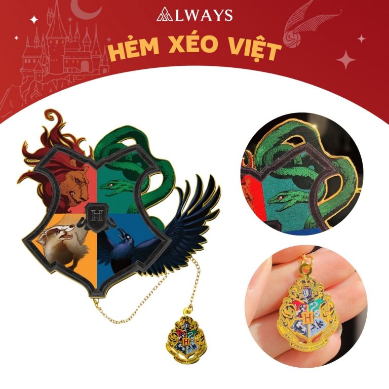 Harry Potter official bookmark - Bookmark chính hãng Harry Potter (Mẫu Hogwarts)